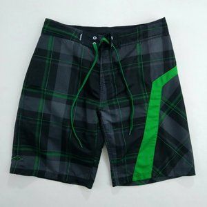 Vintage Slippery Men's Board Shorts Swim Trunks 32 Padded Surfing Water Sports